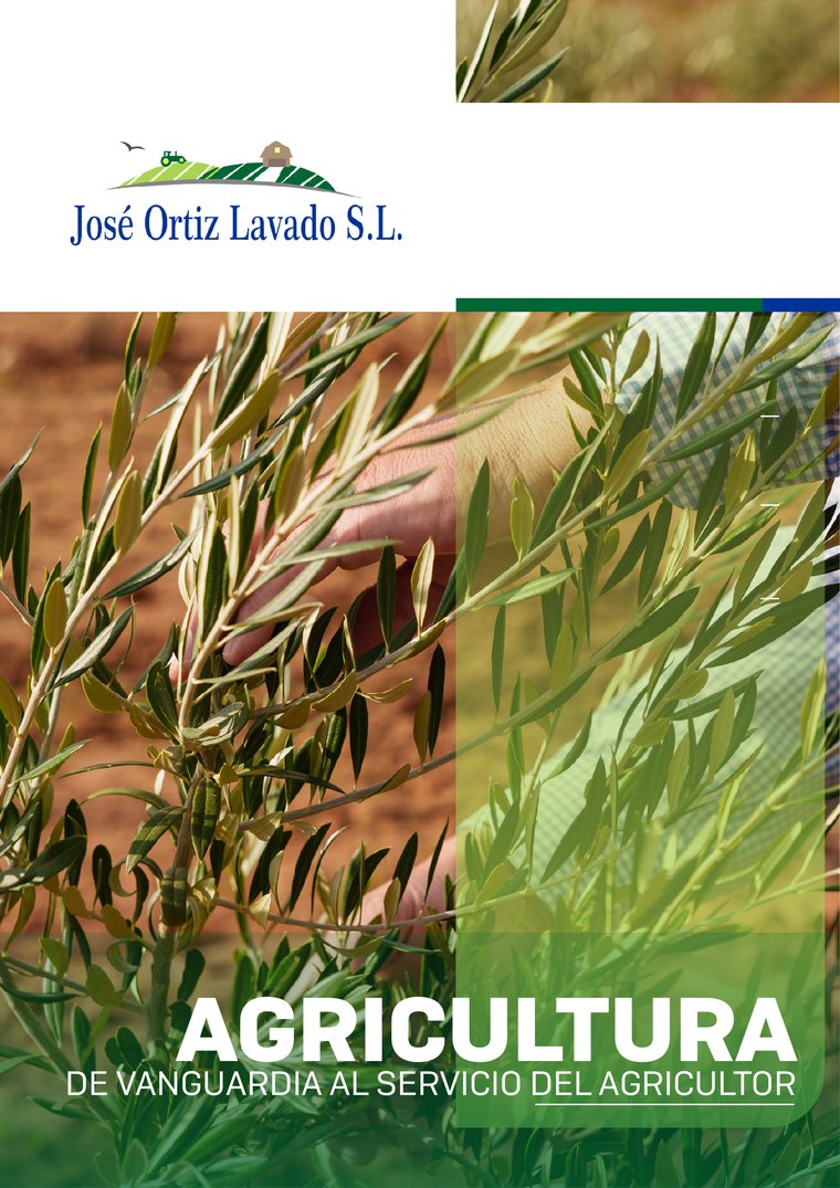 Portada del catálogo 2026 de José Ortiz Lavado S.L.